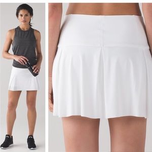 Lululemon Lost in Pace Skirt White 13”